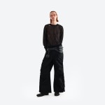 Sicbug‑series Stripe Drop-stitch Crew Neck Knit Top